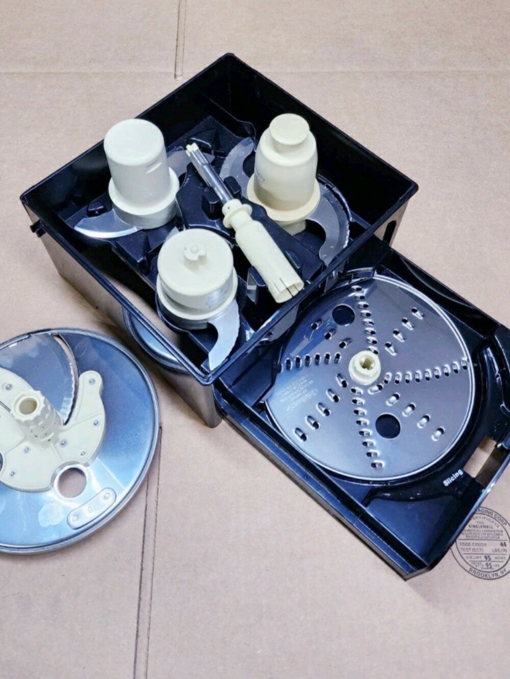 Cuisinart FP-14 FP-16 Food Processor Part Blades,Stem,Shredder,Slicer,Storage Bo